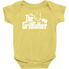 the grillfather  funny bbq Baby Onesie