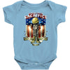 honor their sacrifice war soldier Baby Bodysuit