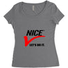 LET'S DO IT Women's Triblend Scoop T-shirt