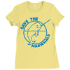 save the narwhales Ladies Fitted T-Shirt