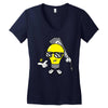 light blub guy Women's V-Neck T-Shirt