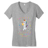 Unicorns are born in June Women's V-Neck T-Shirt