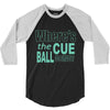 snooker where's the cue ball going 3/4 Sleeve Shirt