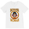 smart strong sensual woman V-Neck Tee