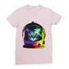 astro cat Ladies Fitted T-Shirt