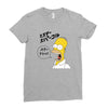 Homer Simpson Ladies Fitted T-Shirt