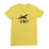 Plane Ladies Fitted T-Shirt