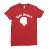 got soul funny retro funk disco afro 70s boogie soul new york Ladies Fitted T-Shirt