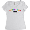 Beverly Hills 1988 Women's Triblend Scoop T-shirt