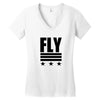 fly stars Women's V-Neck T-Shirt