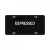 i get deppresed a lot License Plate