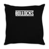 bollocks Throw Pillow