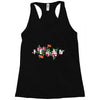 Femen with Flowers Racerback Tank