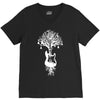 nature guitar white tree music banksy art V-Neck Tee