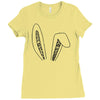 bunny ears Ladies Fitted T-Shirt