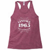 gift boxed vintage 1965 50th birthday Racerback Tank