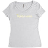 virginity is curable tee Women's Triblend Scoop T-shirt