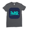swag blu Ladies Fitted T-Shirt