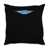 jensen retro classic car company logo driving interceptor motors badge Throw Pillow