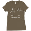 cute stick figures Ladies Fitted T-Shirt
