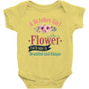 Girl LIke A Flowers Baby Bodysuit