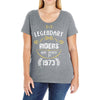 legendary riders are born in 1973 Ladies Curvy T-Shirt