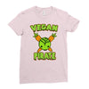 vegan pirate Ladies Fitted T-Shirt
