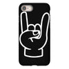 rock and roll throwing horns iPhone 8