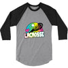 neon lacrosse 3/4 Sleeve Shirt