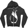 totoro  my neighbour anime catbus miyazaki tee Zipper Hoodie