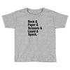 rock paper scissors lizard spock big bang theory geek nerd gift t shir Toddler T-shirt