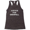 Justice For Grenfell Racerback Tank