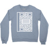 qr composition Crewneck Sweatshirt
