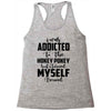 i was addicted to the hokey pokey Racerback Tank