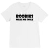 boobies make me smile (2) V-Neck Tee