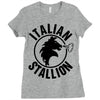 Rock Balboa italian stallion Ladies Fitted T-Shirt