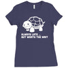 always late worth wait funny turtle Ladies Fitted T-Shirt