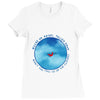 Angel (a235) Ladies Fitted T-Shirt