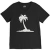 palm tree V-Neck Tee