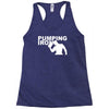 pump gym training bodybuilding workout keepfit weightlifting Racerback Tank