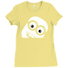 funny face funny Ladies Fitted T-Shirt