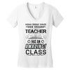 This 3 RD Grade Teacher Has An Amazing! Class Women's V-Neck T-Shirt