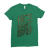 zombie right behind Ladies Fitted T-Shirt