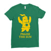 the dark sun Ladies Fitted T-Shirt