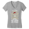I'm A Veteran Grandpa T Shirt Women's V-Neck T-Shirt