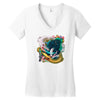 dragons by my side Women's V-Neck T-Shirt