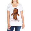 hug a wookiee Ladies Curvy T-Shirt