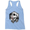 skull hexagon Racerback Tank