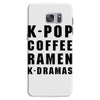 k pop coffee ramen k dramas Samsung Galaxy S7 Case