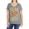 extra cheesy Ladies Curvy T-Shirt